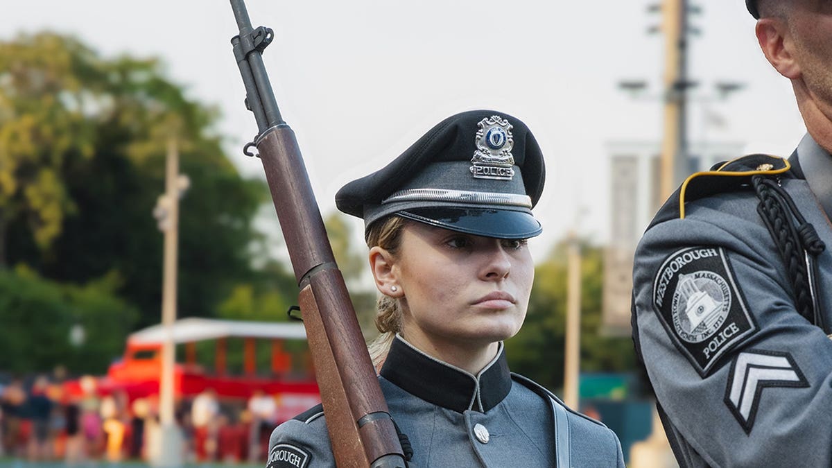 Ashlyn Mercier in uniform.