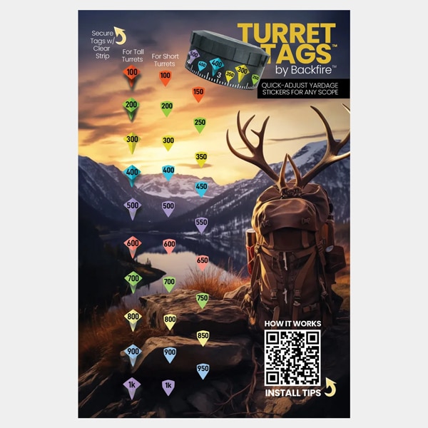 Backfire Turret Tags