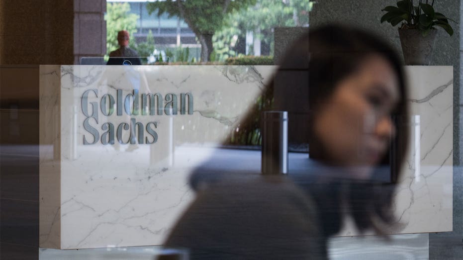 Goldman Sachs Group Inc. logo is displayed in the reception area