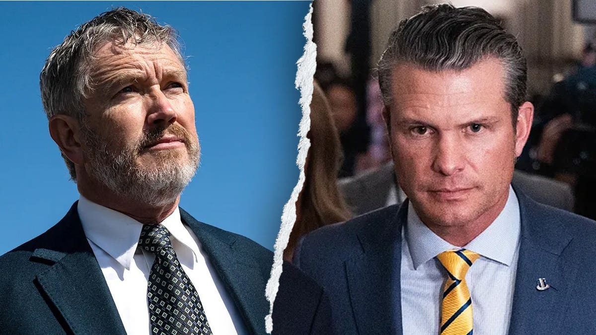 Split of Rep. Thomas Massie, R-Ky., and Secretary of War Pete Hegseth