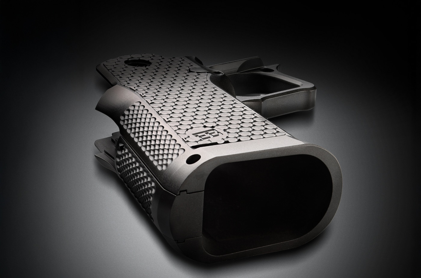 Metal Grip Module from Ed Brown Products offers users a high-quality aluminum grip module for their favorite 1911 DS Prodigy Pistol