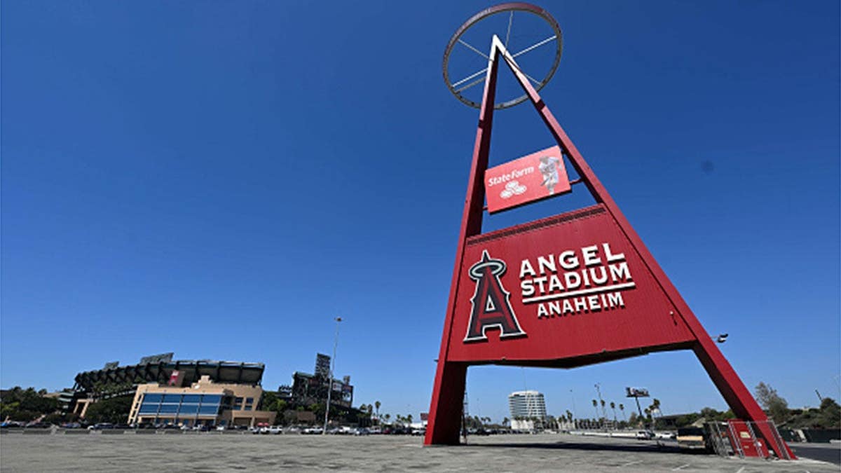 Angel Stadium of Anaheim in Anaheim, Calif., after Arte Moreno sold controlling interest to Stan Kroenke.