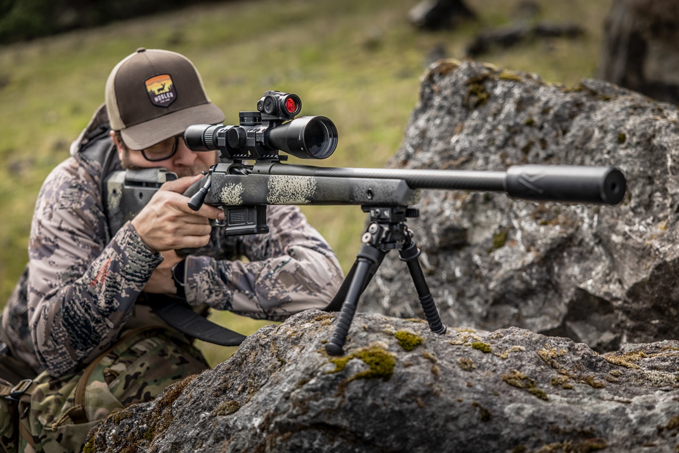 author on target with scope in the field