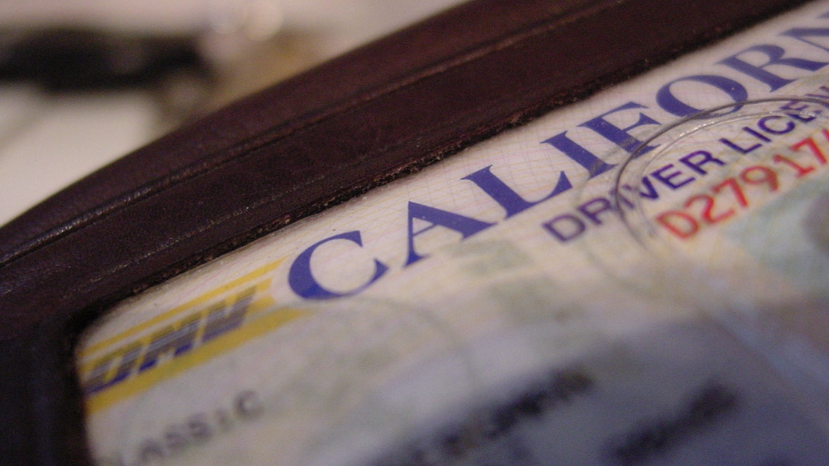 California driver's license generic