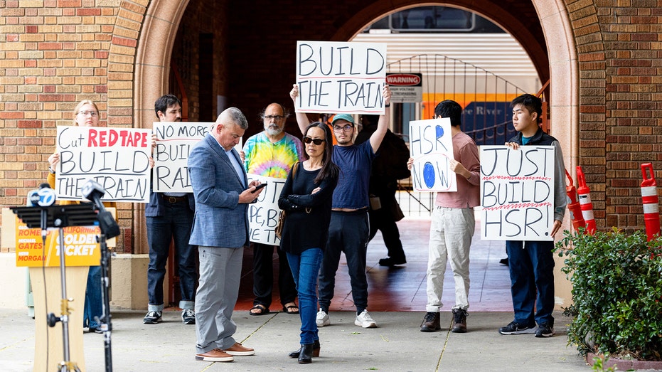 california high speed rail demonstrators