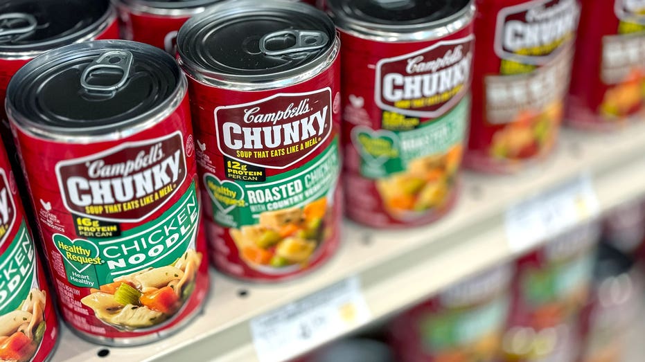 Cans of Campbell's Chunky Soup.