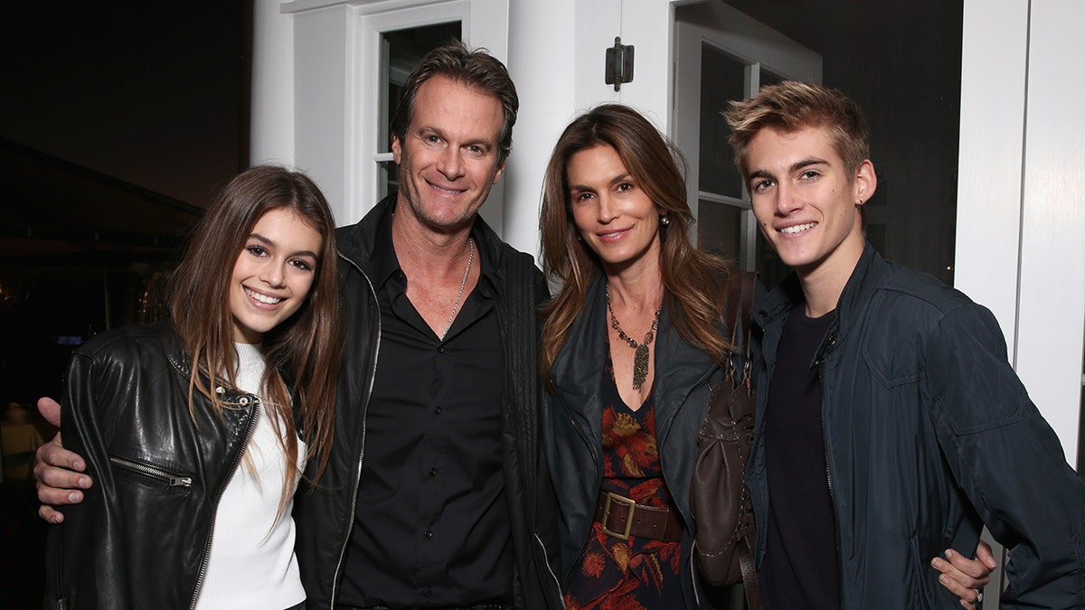 Photo of Presley Gerber with his family before his untimely death
