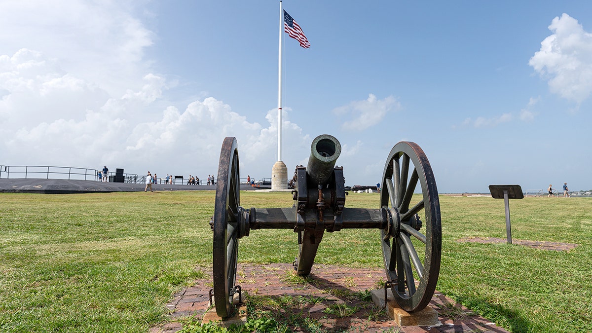 A Cannon at Fort Sumter National Monument