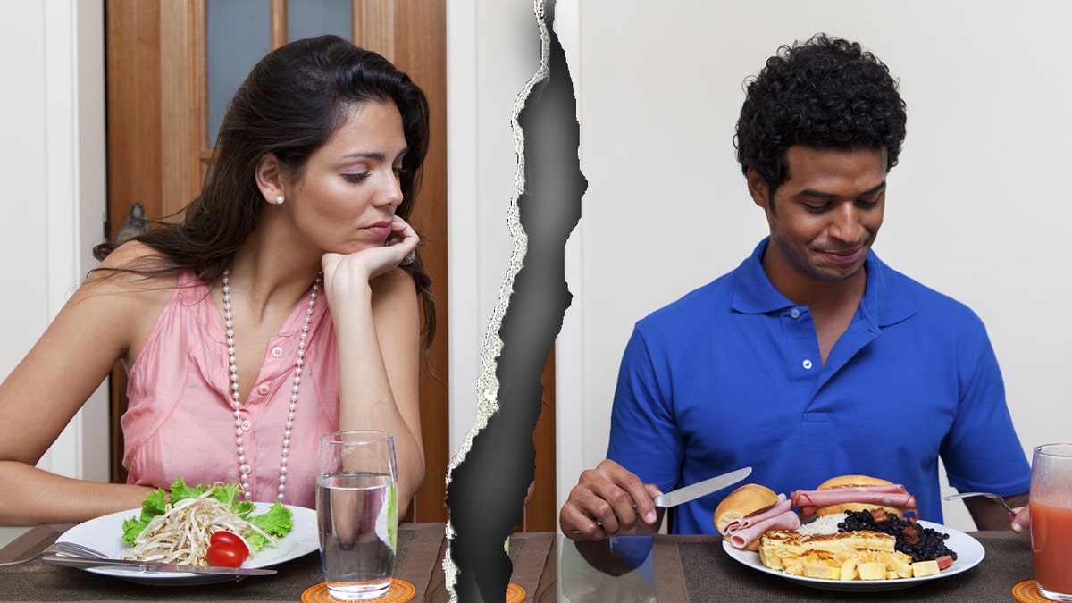 Couple food divorce