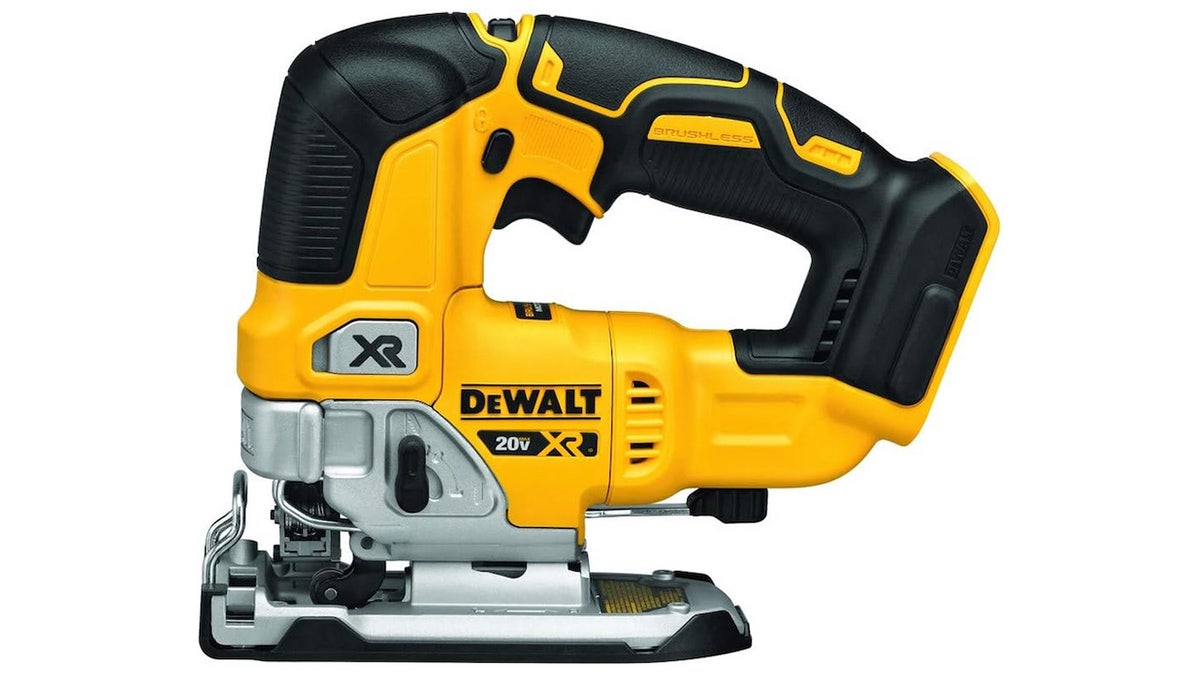 Cut straight or curved lines with this tool.