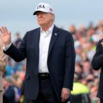 Irish golf fans chant ‘U-S-A’ after Trump announces end of tariffs on Irish whiskey