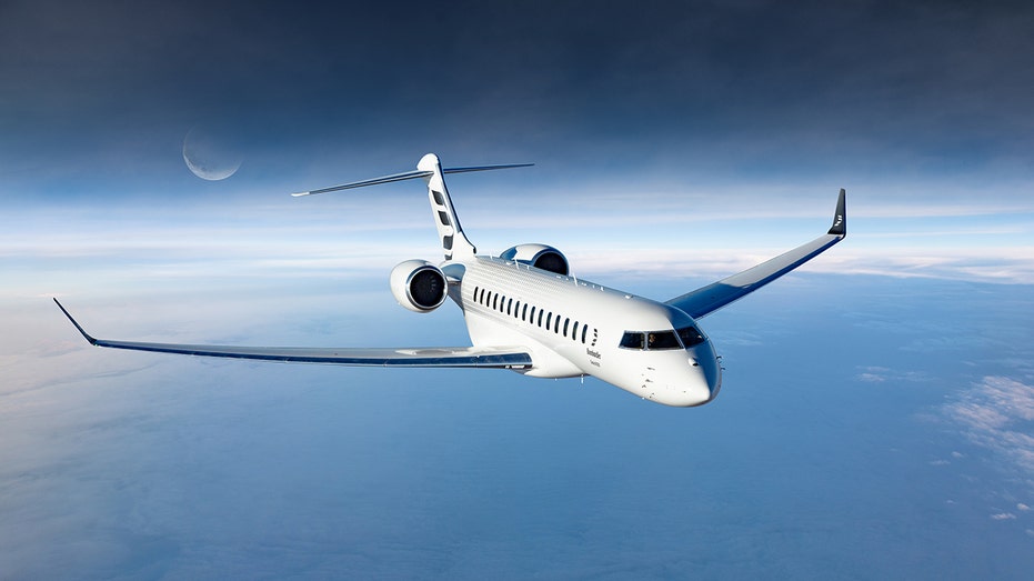 Inflight Bombardier Global 8000 SmoothFlex Wing