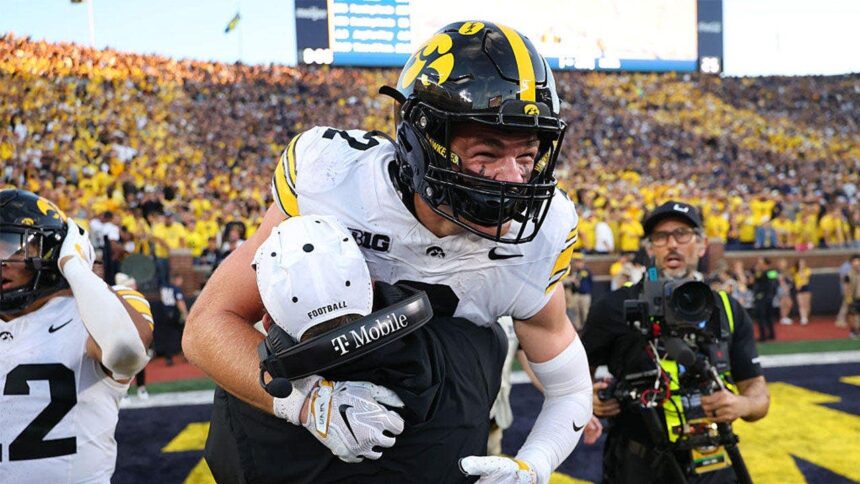 Iowa wide receiver ‘blacked out’ after hauling in last-second game winner against Michigan