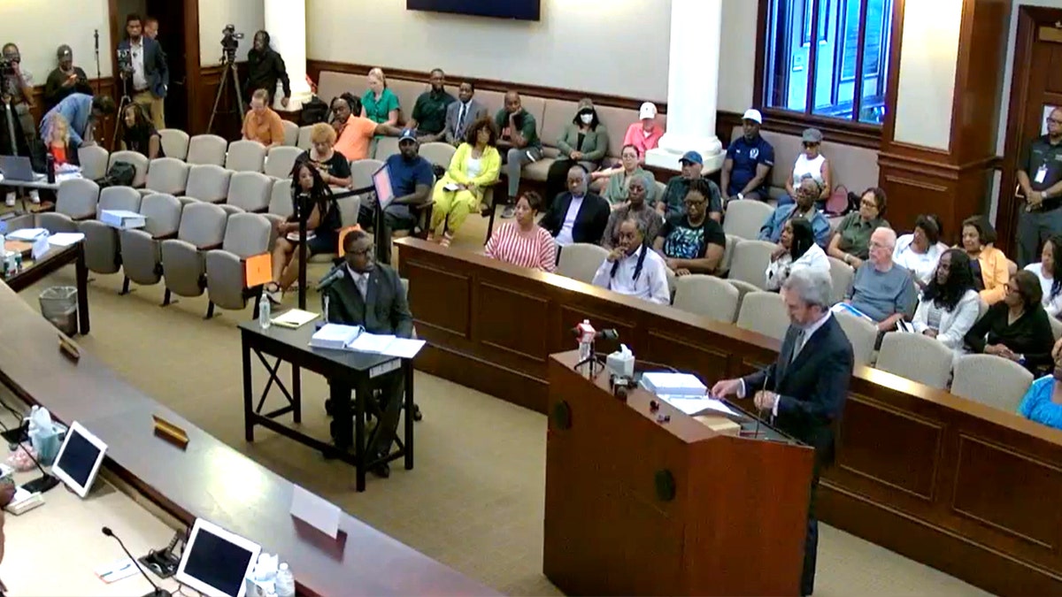 hearing takes place