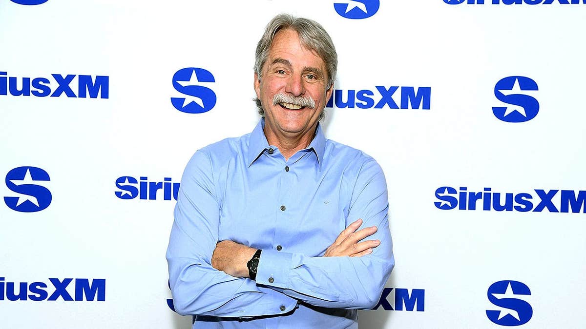 Jeff Foxworthy standing inside SiriusXM Studios in New York City