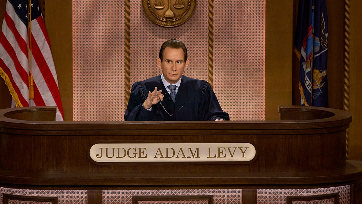 Judge Adam Levy on the set of his show, "Adam's Law"