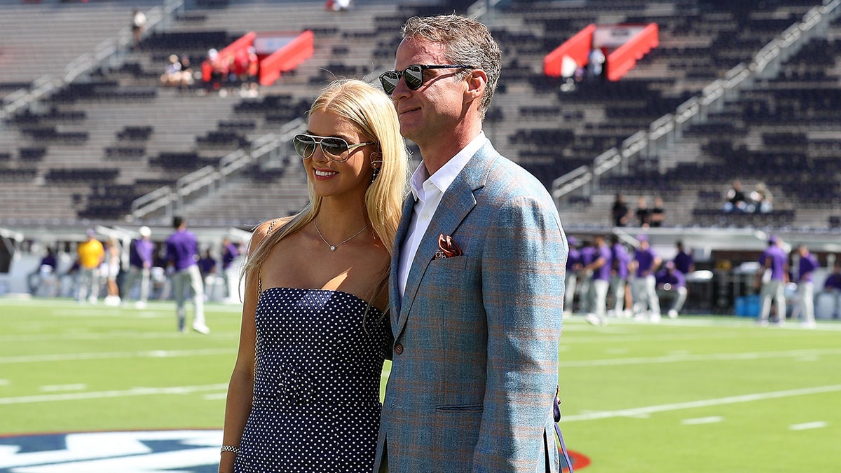 Lane Kiffin and his daughter Landry Kiffin