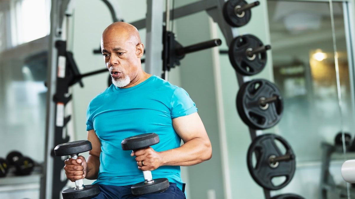 Man in the gym