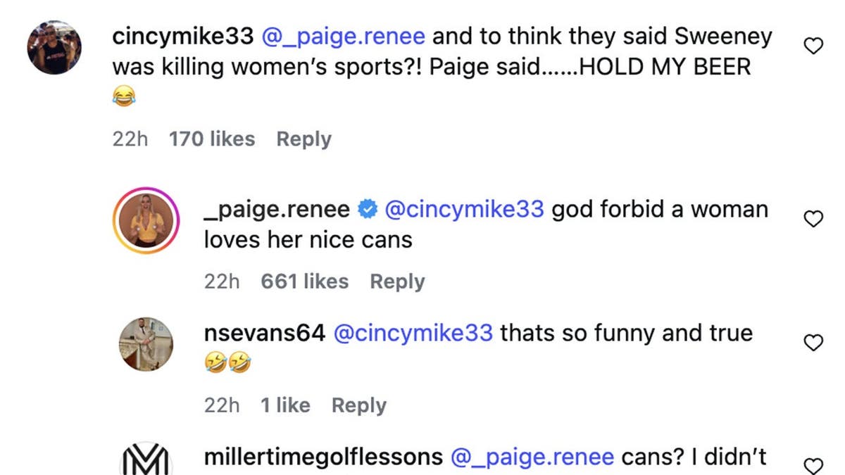 Paige Spiranac Sydney Sweeney