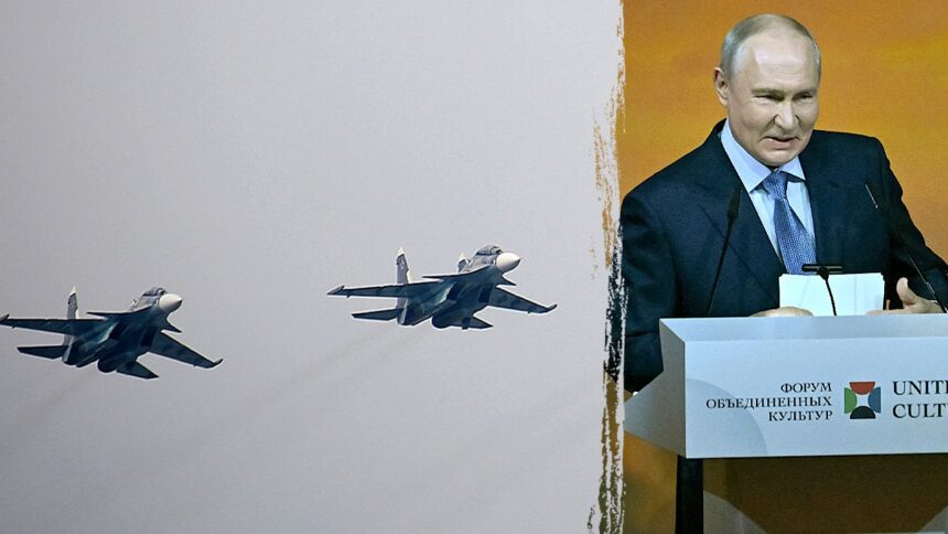 Supersonic Russian jets trigger joint scramble by NATO allies amid Putin ‘clowns’ jab