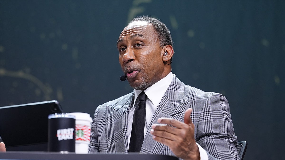 Stephen A. Smith on First Take during Fanatics Fest