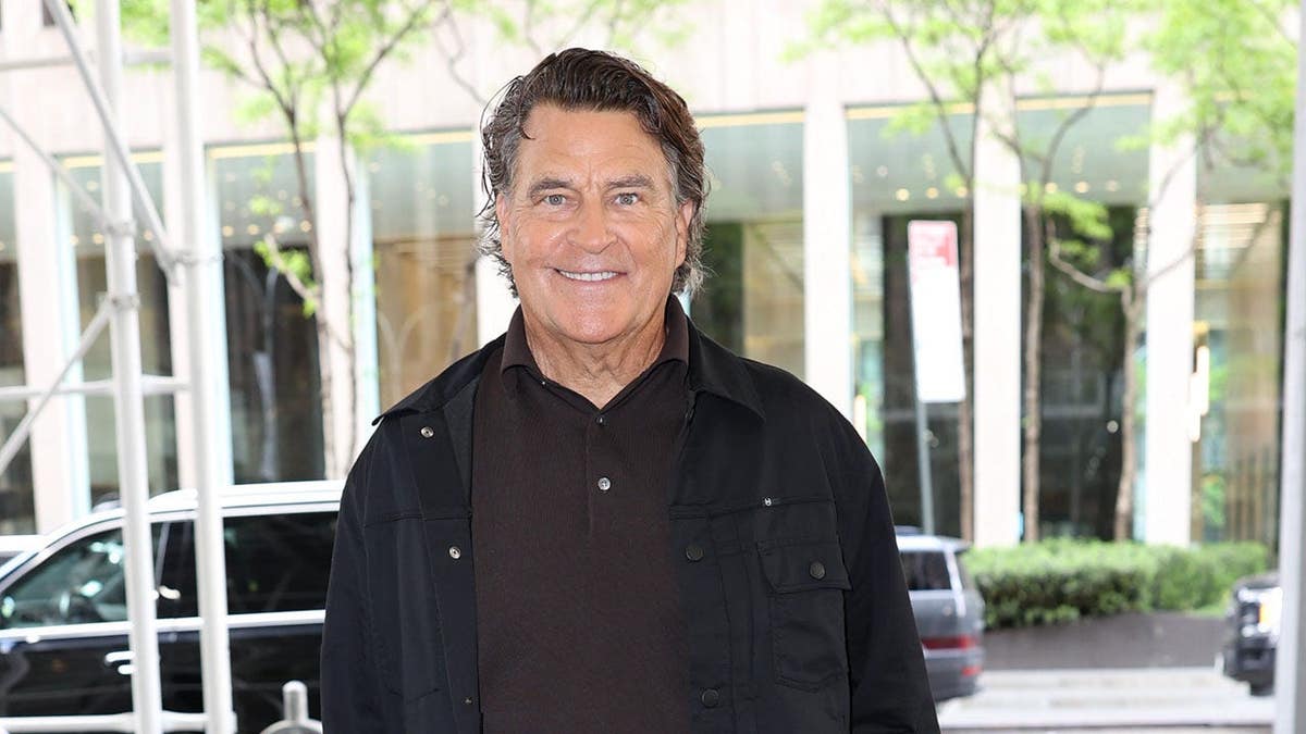 Ted McGinley standing in New York City.
