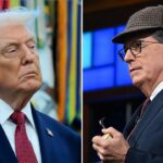Colbert wins Emmy after show’s cancellation but avoids discussing Trump