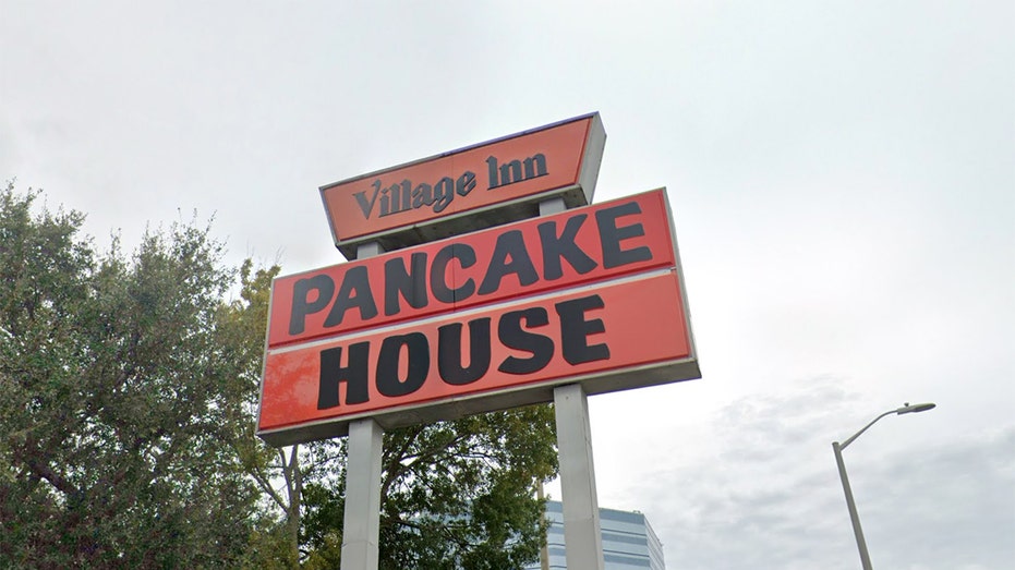 A Village Inn sign is shown in this Google Maps image