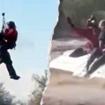 Arizona sheriff’s helicopter crew rescues man stranded atop overturned truck in rapidly rising floodwaters