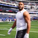 Rams lose Aaron Donald to back soreness for Eagles game, Sean McVay says he’s protecting star ‘from himself’