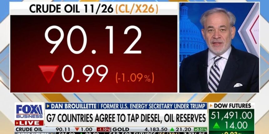 Dan Brouillette analyzes G7 oil reserves, diesel prices | Fox Business Video