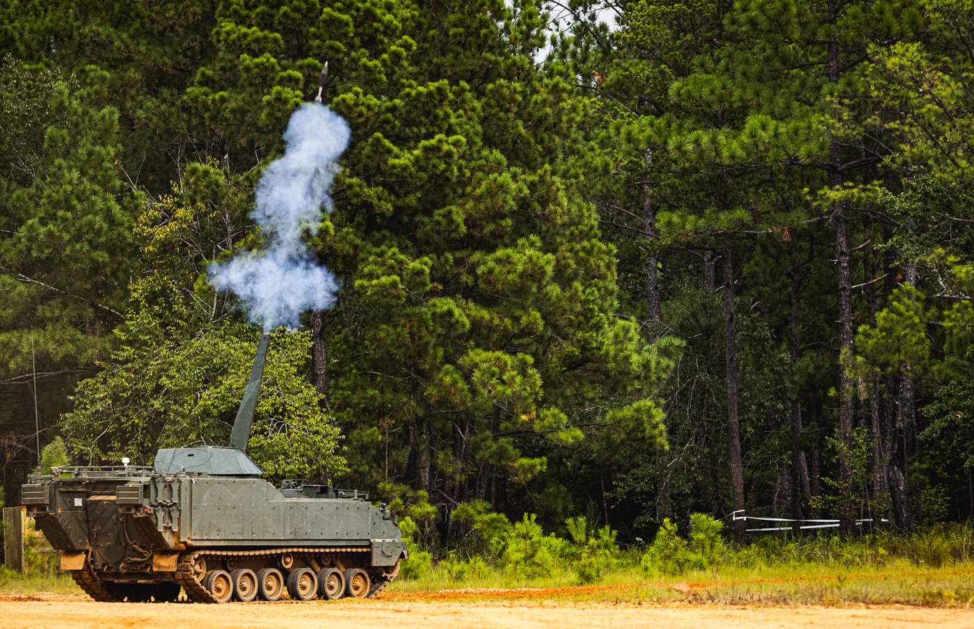 Armored Multi-Purpose Vehicle Modular Turreted Mortar System prototype