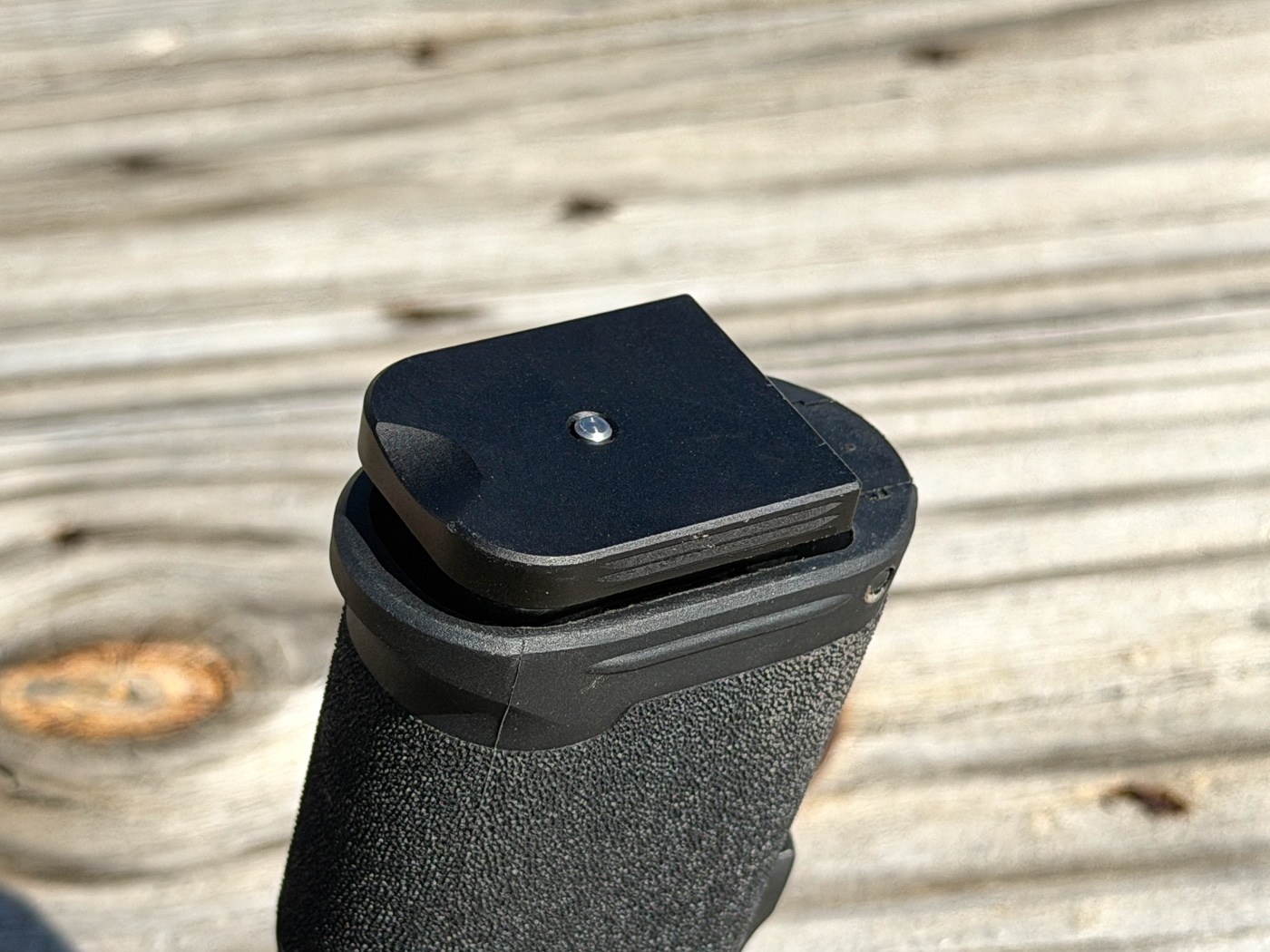 aluminum base pads held up well with a ledge to grab