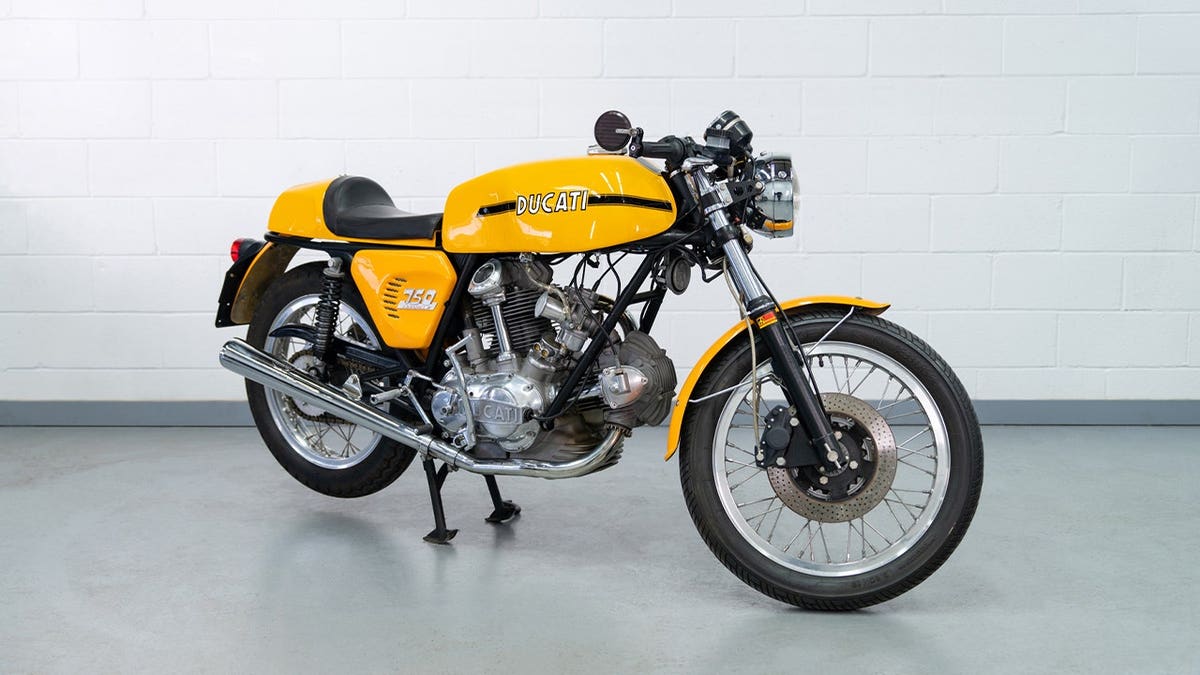 Billy Joel yellow motorcycle